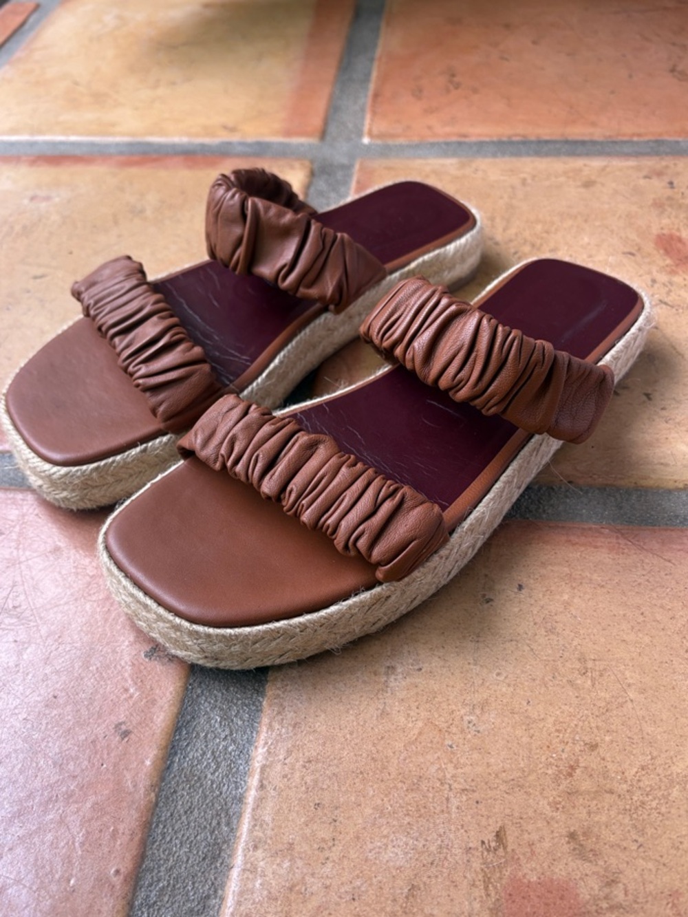 Staud Women’s Maya Ruched Slide Sandals, Size 38